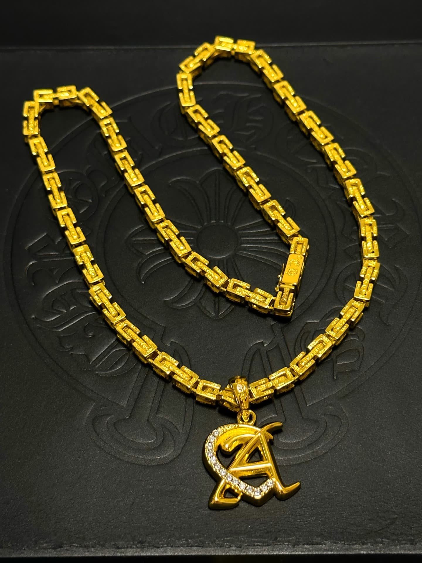 Chrome Hearts Gold Chain with Medusa Pendant